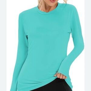 Lululemon"Run: Dash Long Sleeve Ruffle Tank Top